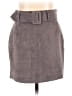 Blank NYC 100% Leather Gray Leather Skirt Size 24 waist - photo 1