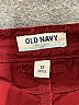Old Navy 100% Cotton Solid Burgundy Shorts Size 12 - photo 3