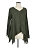 Soprano 100% Polyester Green Long Sleeve Blouse Size M - photo 1