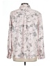 DKNY Print Pink Long Sleeve Blouse Size L - photo 2