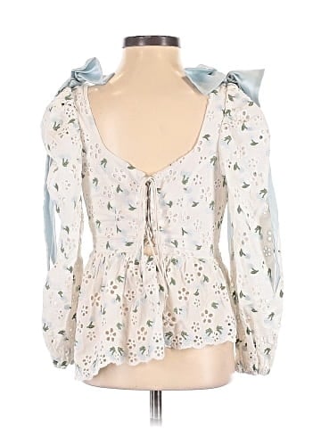 For Love & Lemons 3/4 Sleeve Blouse (view 2)