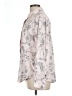 DKNY Print Pink Long Sleeve Blouse Size L - photo 5