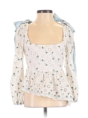 For Love & Lemons 3/4 Sleeve Blouse (view 1)