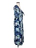 Roxy 100% Viscose Tropical Blue Casual Dress Size XS - photo 4