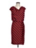 Jones Studio Stripes Red Casual Dress Size 12 - photo 1