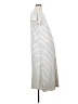 Hatch Stripes White Silver Casual Dress Size XS Maternity (0) - photo 4