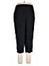Purejill 100% Linen Solid Black Linen Pants Size XL - photo 1
