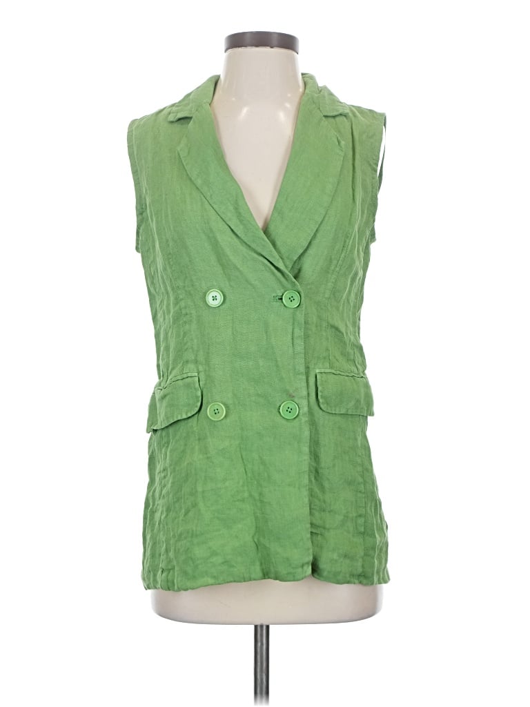Pre-owned Sundance Vest In Green