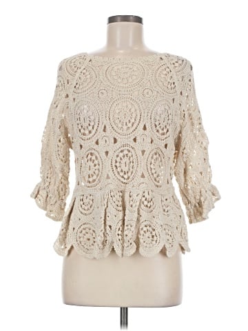 Solitaire 3/4 Sleeve Blouse (view 1)