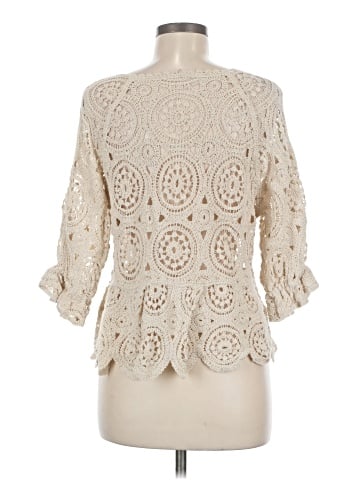 Solitaire 3/4 Sleeve Blouse (view 2)