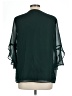 Calvin Klein 100% Polyester Green 3/4 Sleeve Blouse Size L - photo 2