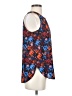 J.Crew Factory Store 100% Polyester Multi Color Blue Sleeveless Blouse Size 2 - photo 4