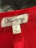 Olsenboye Red Sleeveless Blouse Size M - photo 7