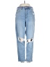 American Eagle Outfitters Hearts Blue Jeans Size 2 - photo 1