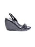 Prada Gray Leather Wedges Size EU 38 - photo 1