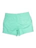 J.Crew 100% Cotton Solid Green Shorts Size 4 - photo 2