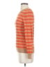 Talbots Stripes Orange Wool Pullover Sweater Size XS - photo 5