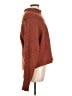 Pink Rose Brown Turtleneck Sweater Size L - photo 4