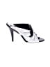 Givenchy 100% Leather Silver Black Heels Size EU 35 - photo 1