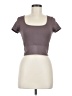Athleta Brown Short Sleeve T-Shirt Size 8 (estimated) - photo 1