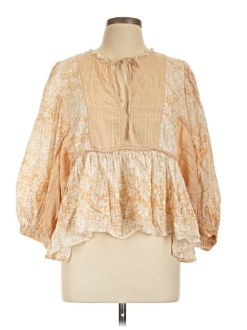 American Eagle Outfitters 3/4 Sleeve Blouse (view 1)