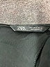 Zara Solid Black Casual Dress Size S - photo 7