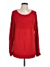 Lafayette 148 New York Red Pullover Sweater Size L - photo 1