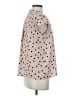 Halogen 100% Polyester Polka Dots Pink Short Sleeve Blouse Size S - photo 5