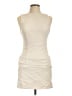 Zara Solid Ivory Cocktail Dress Size L - photo 1