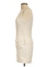 Zara Solid Ivory Cocktail Dress Size L - photo 5