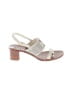 Tory Burch White Silver Sandals Size 7 - photo 1