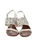 Tory Burch White Silver Sandals Size 7 - photo 2