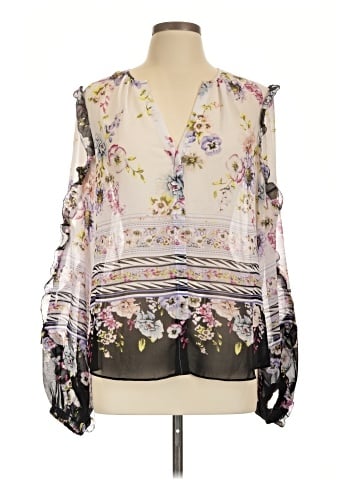 White House Black Market Sleeveless Blouse (view 1)