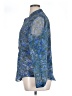 Coldwater Creek 100% Polyester Blue Long Sleeve Blouse Size 14 - photo 5
