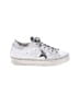 Golden Goose 100% Leather Silver White Sneakers Size EU 38 - photo 1