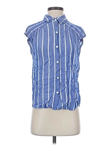 Max Studio Sleeveless Button-Down Shirt (view 1)