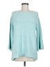 Purejill Teal Pullover Sweater Size Med Petite - photo 1