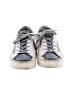 Golden Goose 100% Leather Silver White Sneakers Size EU 37 - photo 2