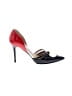 Jimmy Choo 100% Leather Color Block Red Black Heels Size EU 35 - photo 1
