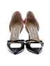 Jimmy Choo 100% Leather Color Block Red Black Heels Size EU 35 - photo 2