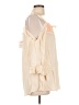 Blu Pepper 100% Rayon Ivory 3/4 Sleeve Blouse Size L - photo 4
