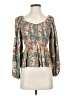Angie 100% Rayon Teal 3/4 Sleeve Blouse Size S - photo 1