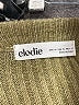 Elodie Solid Green Pullover Sweater Size XL - photo 7