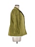 Lafayette 148 New York 100% Polyester Solid Green Raincoat Size M - photo 4