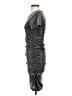 Storm Metallic Gray Casual Dress Size XS - photo 5