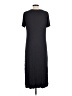 Dex Solid Black Casual Dress Size L - photo 2