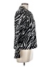 Requirements 100% Cotton Animal Print Black Jacket Size M - photo 4