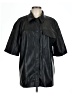 Topshop 100% Polyurethane Black Raincoat Size 12 - photo 1