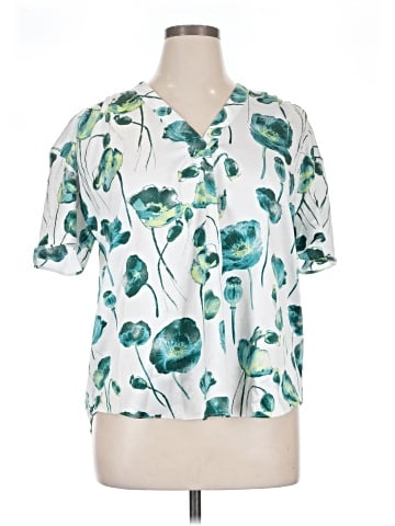 Alfani Short Sleeve Blouse (view 1)