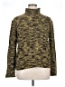 Evan Picone 100% Acrylic Tweed Green Turtleneck Sweater Size XL - photo 1